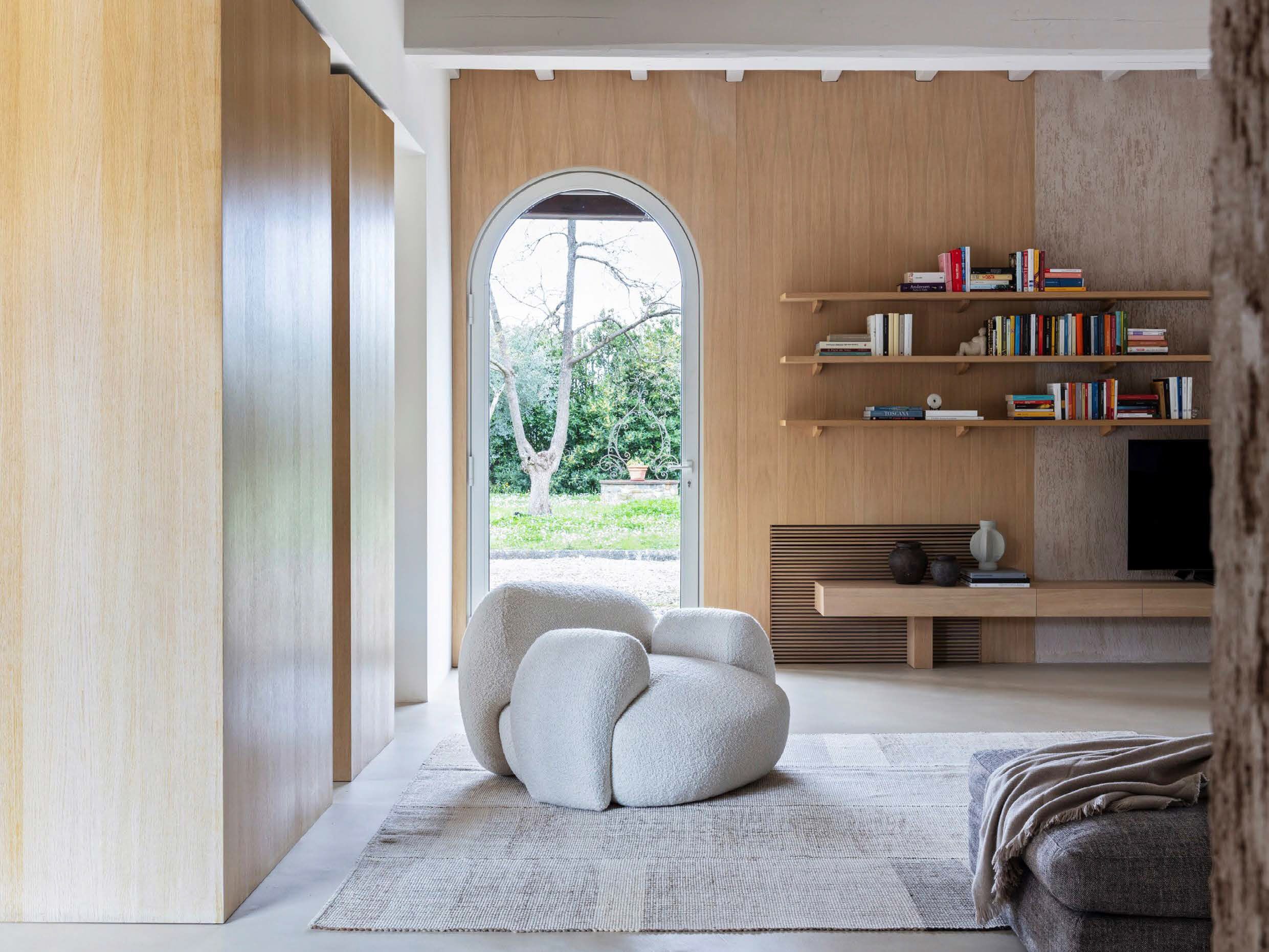 Тканевое кресло с подлокотниками Mogg MOCHI ARCH-00100188 - Вид №2