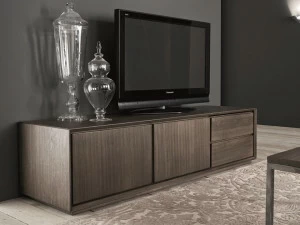 AltaCorte Низкая дубовая тумба под ТВ с ящиками Ecolab Lb-zg7130