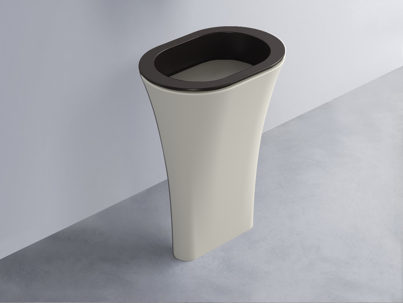 AMLA65-LV+AMPILO-FN+AMCOLO-TL Раковина Amedeo Ovale отдельностоящая cielo Enjoy + Amedeo Ceramica Cielo