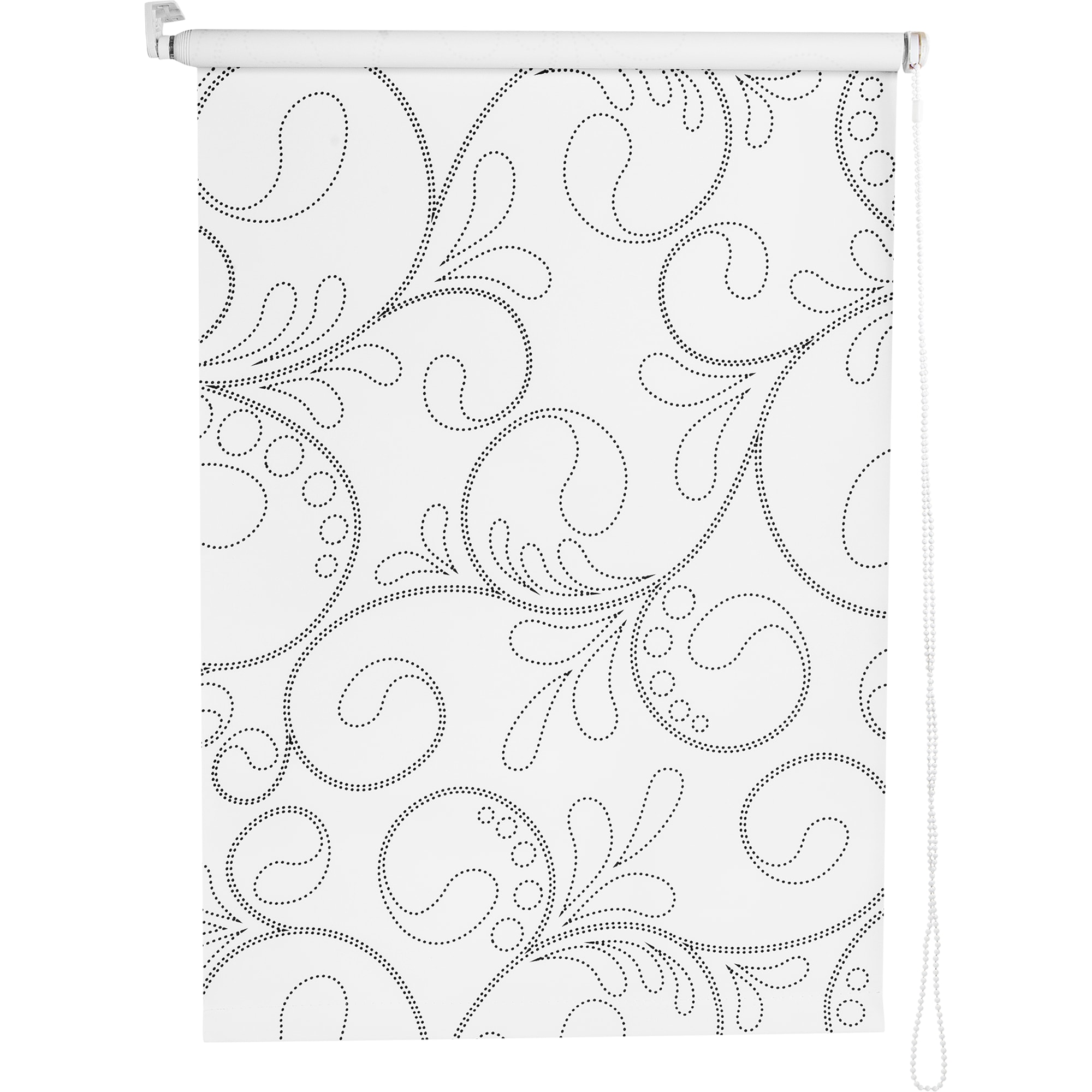 82023905 Штора рулонная Blackout «Лаура», 40х160 см, цвет чёрно-белый Santreyd 