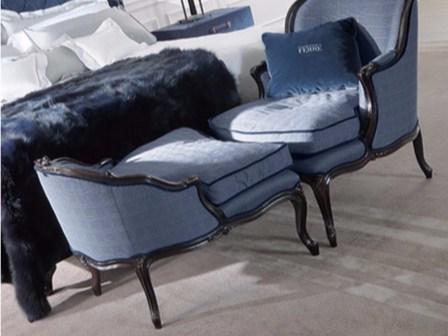 Gianfranco Ferré Home Мягкая подножка из ткани Burt sun-id-1459505 - Вид №1