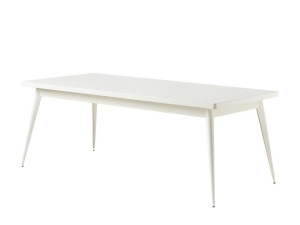 Стальной прямоугольный обеденный стол