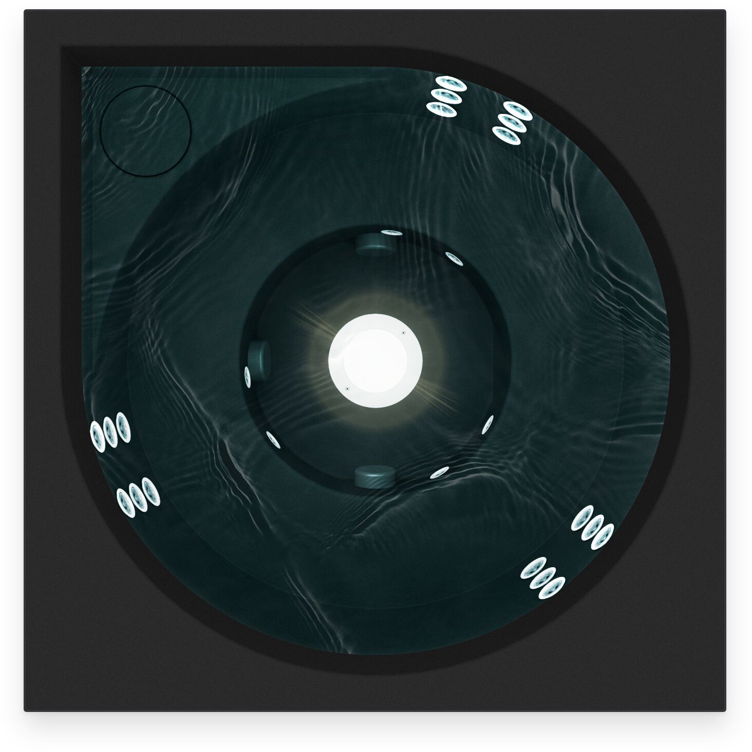 Открытый джакузи акриловые мини-бассейн Drop VUOLLE COMPACT ARCH-00047775 - Вид №8