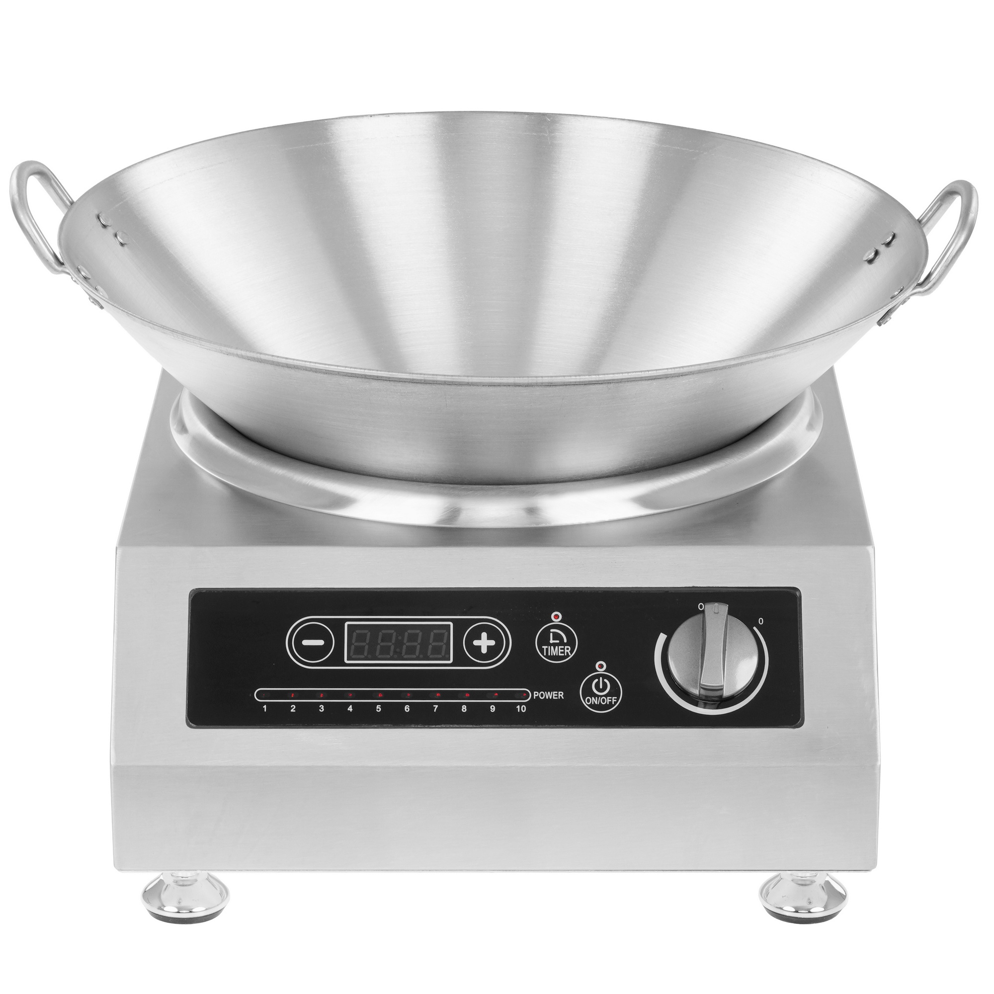 9909608 Плита компактная электрическая Viatto VA‑IC3520WOK серебристый STDN-0032854 - Вид №1
