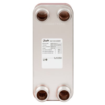 Danfoss Паяный пластинчатый теплообменник одноходовой серии XB12 XB 12M-1-26 PN25 паяный ТО G1 004H7676 