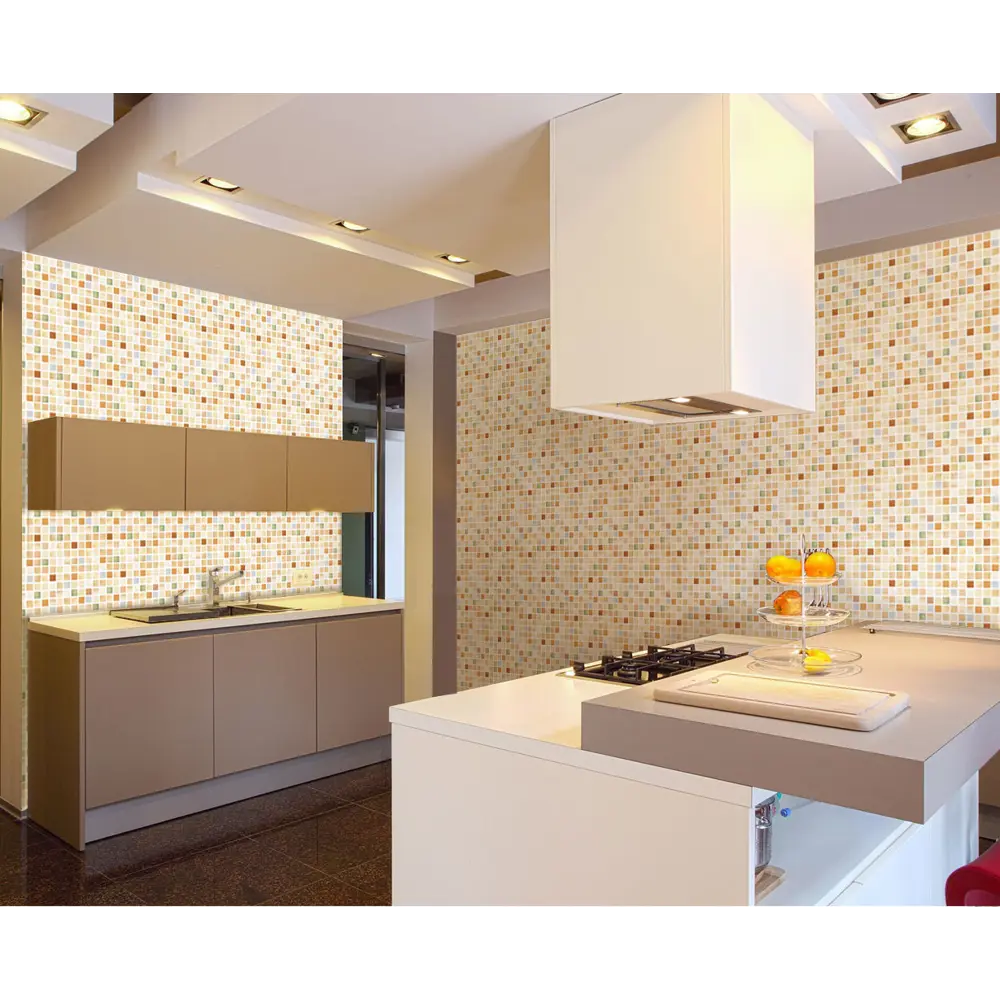 Листовая панель ПВХ 960x485x0.3 мм Мозаика индия 0.47 м² 18018196 STLM-2099708 Santreyd  - Вид №3