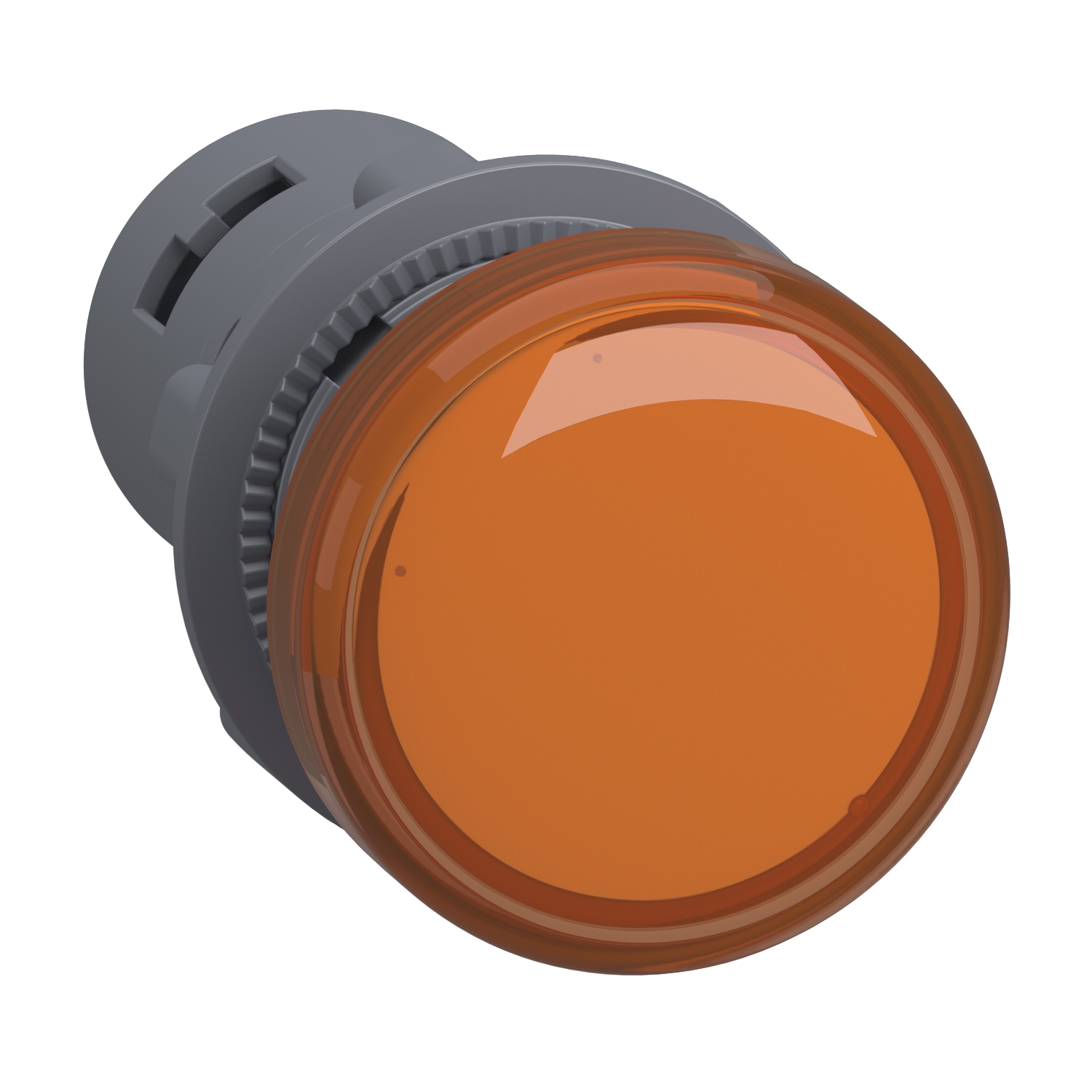 XA2EVF5LC Pilot light, plastic, amber, Ø 22 mm, with integral LED, 110 V AC/DC, Anti-interference Schneider Electric Easy Harmony XA2 