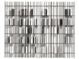 Книжный шкаф из металла