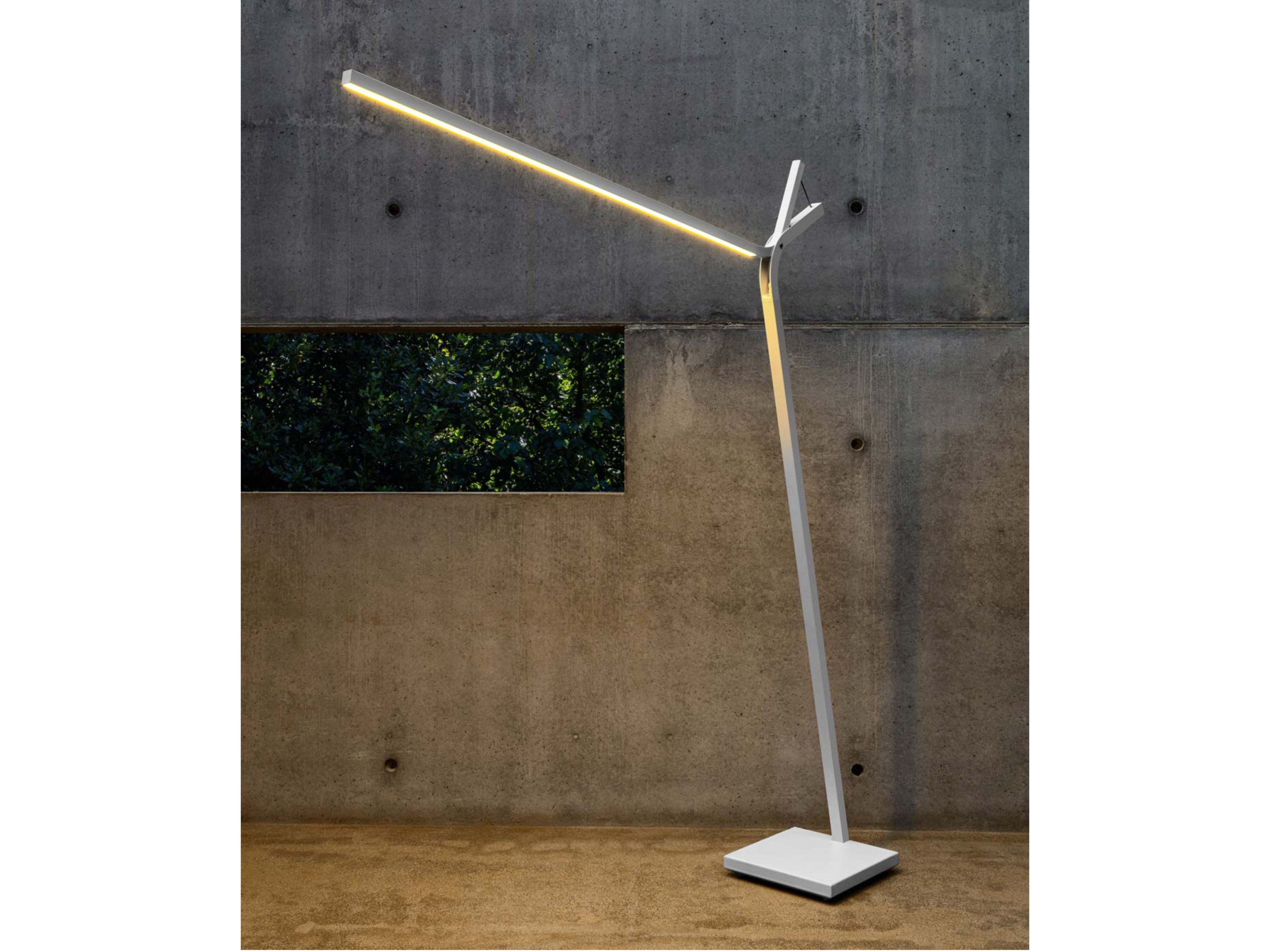 Алюминиевый светодиодный напольный торшер Talenti CleoSoft-alu ARCH-00010250