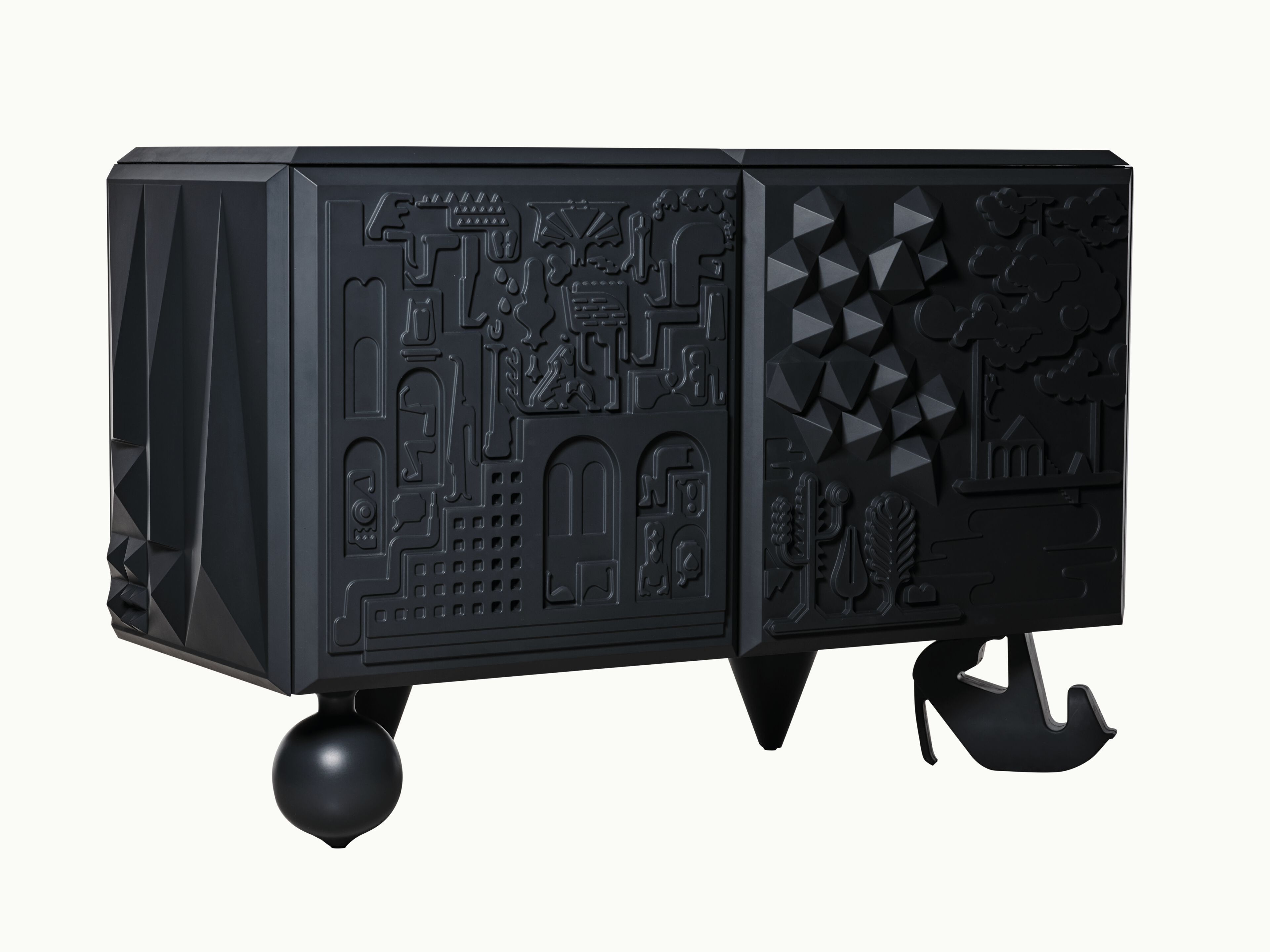 Шкаф из МДФ с распашными дверями BD Barcelona TOUT VA BIEN ARCH-00070517 - Вид №10