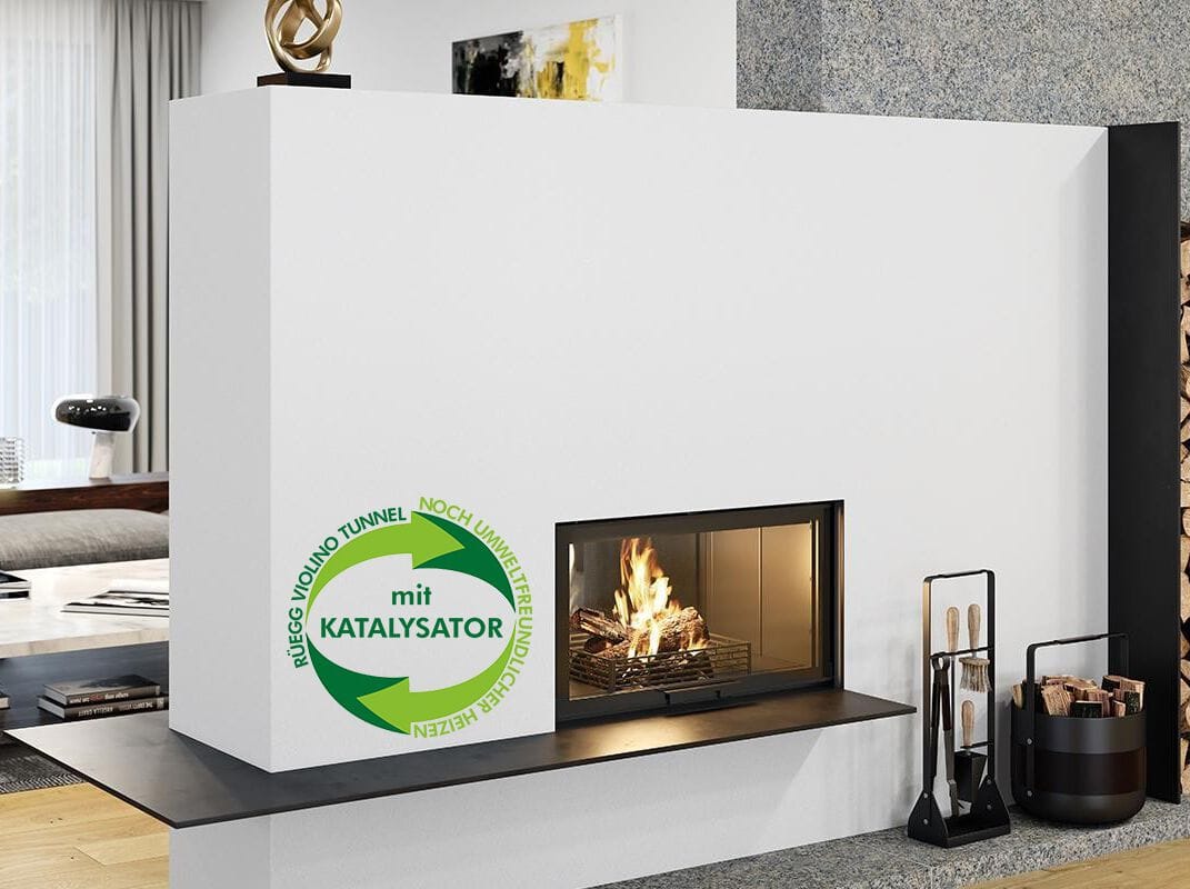 Двухсторонний дровяной камин с каталитическим фильтром RÜEGG Скрипка ARCH-00014973