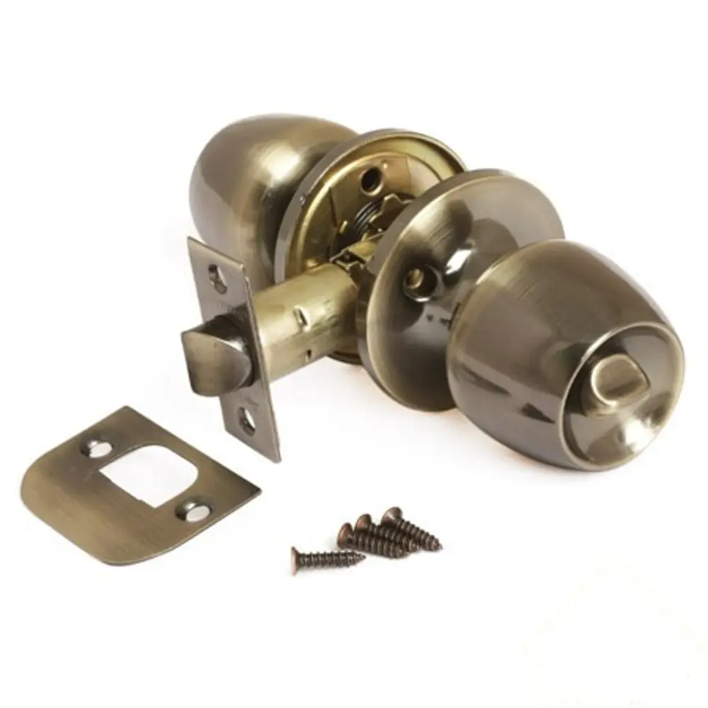 Ручка-защёлка круглая Avers 0598-03, цвет античная бронза STLM-2041816