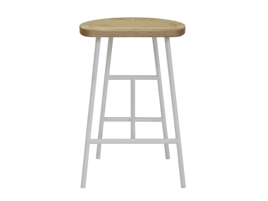 Высокий стул из стали и ясеня Billiani Puccio ARCH-00044811