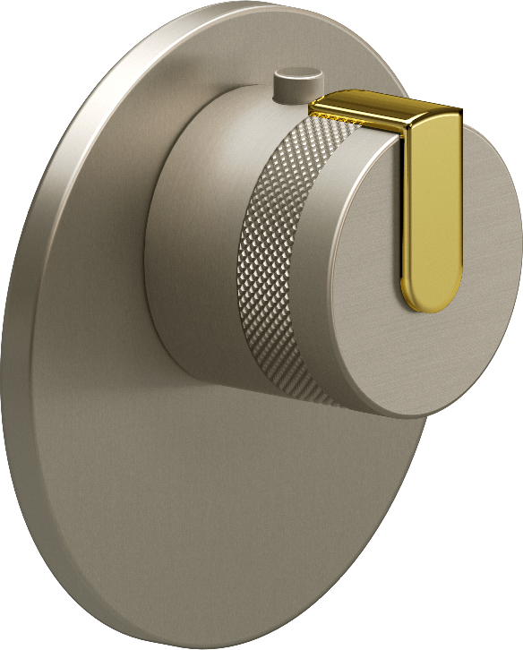 E-8027-R1SN-L1PB-SN-T Термостатический переключатель 3/4-Внешняя часть GRAFF MOD+