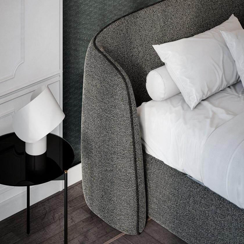 Liu Jo Living Collection Кровать из ткани с мягким изголовьем Ceci est un caillou Clt - Вид №2