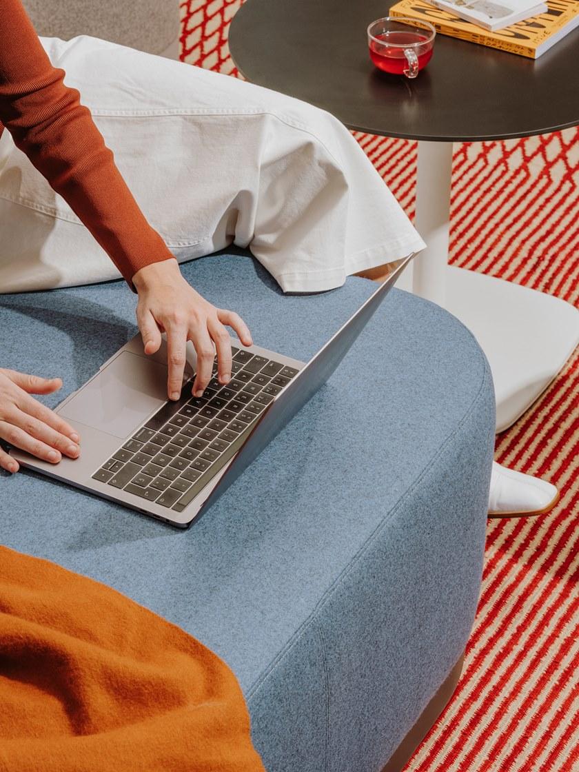 ENEA Прямоугольный пуф из ткани Puck sun-id-1476171 - Вид №7