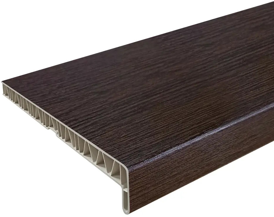 Подоконник FINEBER ПВХ 1500x200 мм темный дуб - стильное решение для окон 87893746
