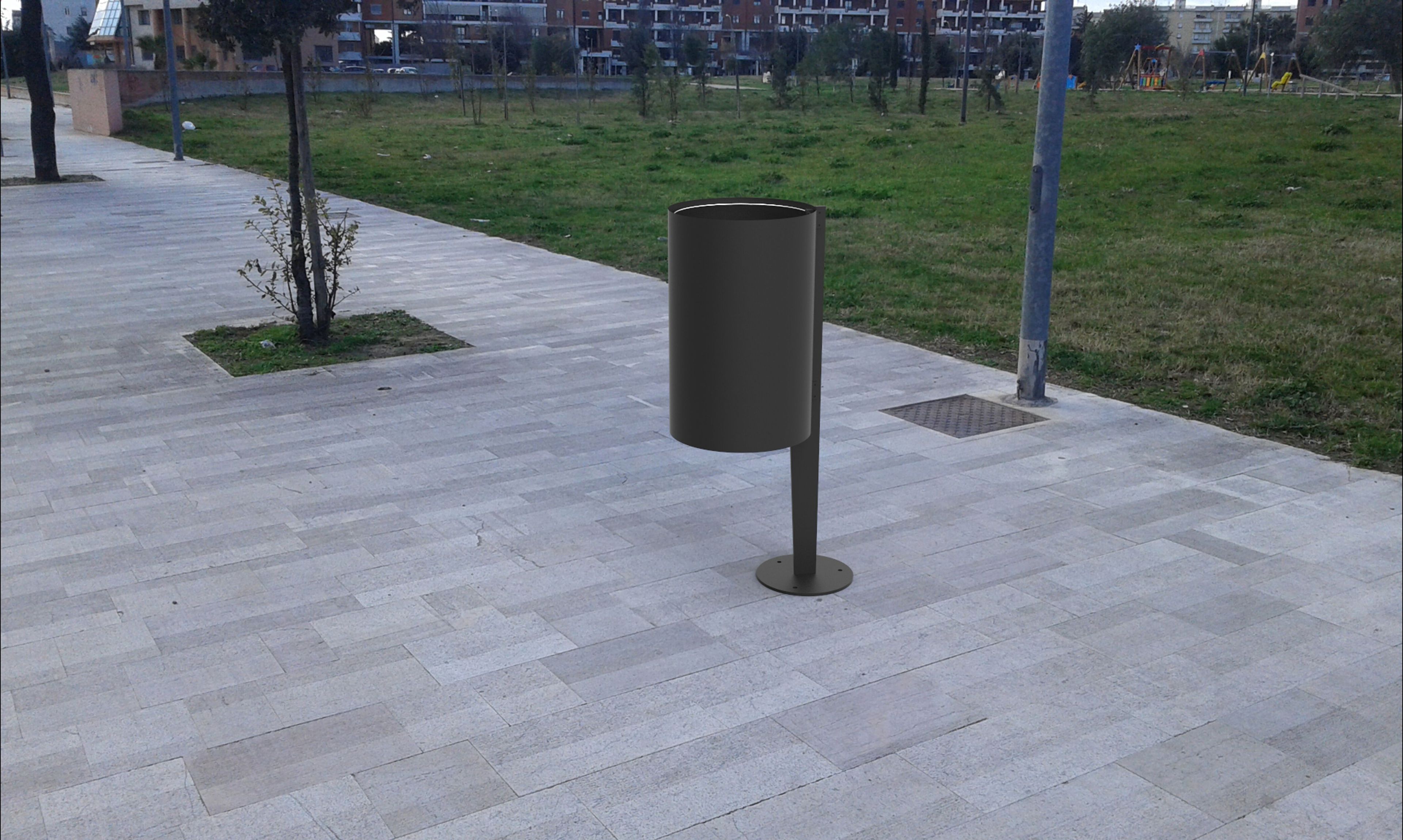 Наружная стальная стойка для мусора CITYSì PILLO ARCH-00008345 - Вид №1