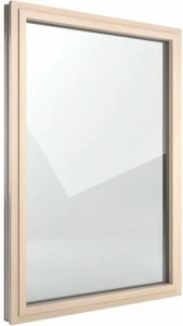 FINSTRAL Защитное окно с терморазрывом из алюминия и дерева Fin-ligna