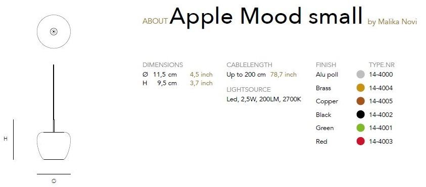 Quasar Светодиодный подвесной светильник из алюминия и стекла Apple mood sun-id-1440217 - Вид №9
