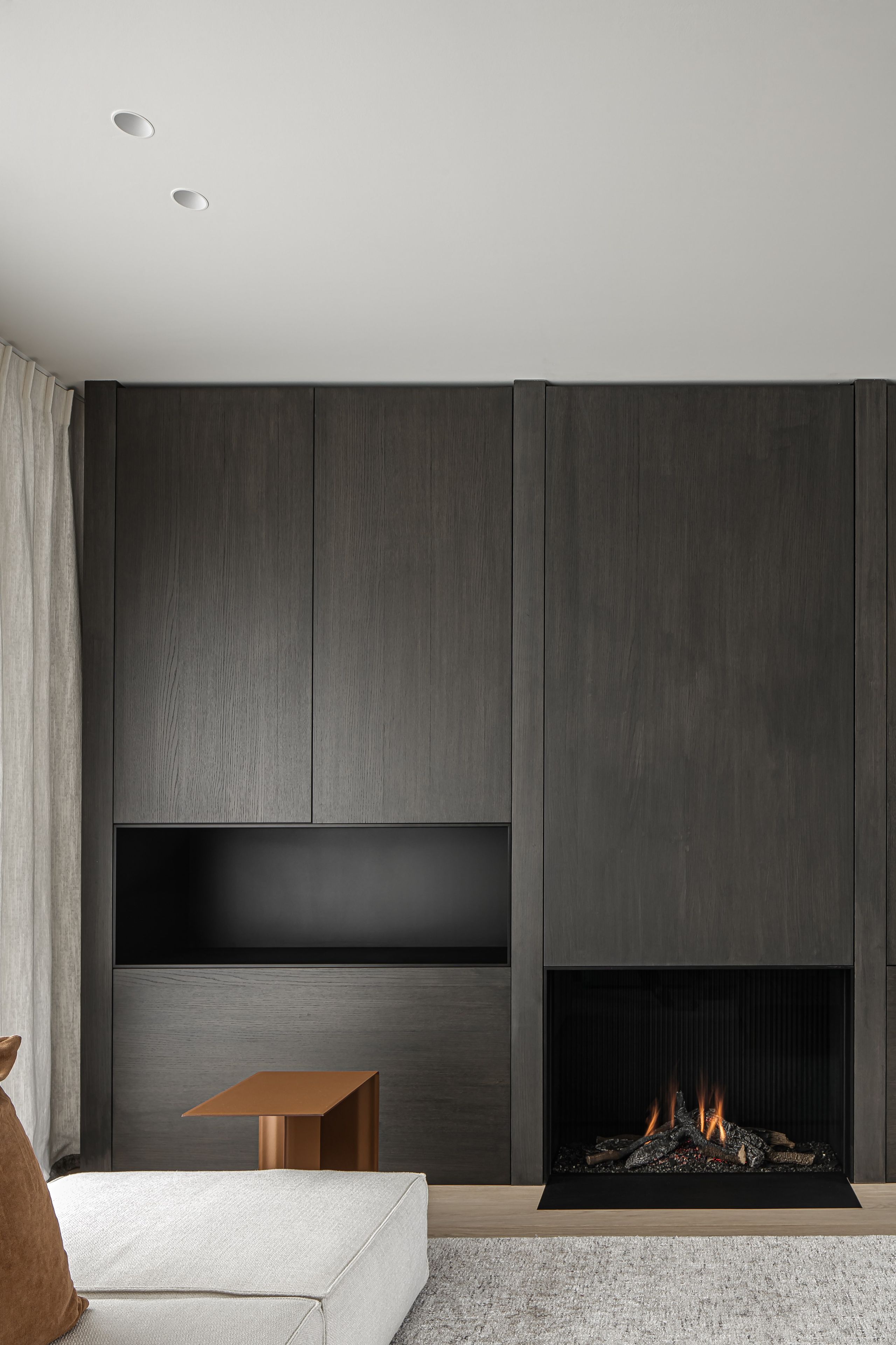 Газовый тройной фасадный камин Metalfire ARCH-00113245 - Вид №6