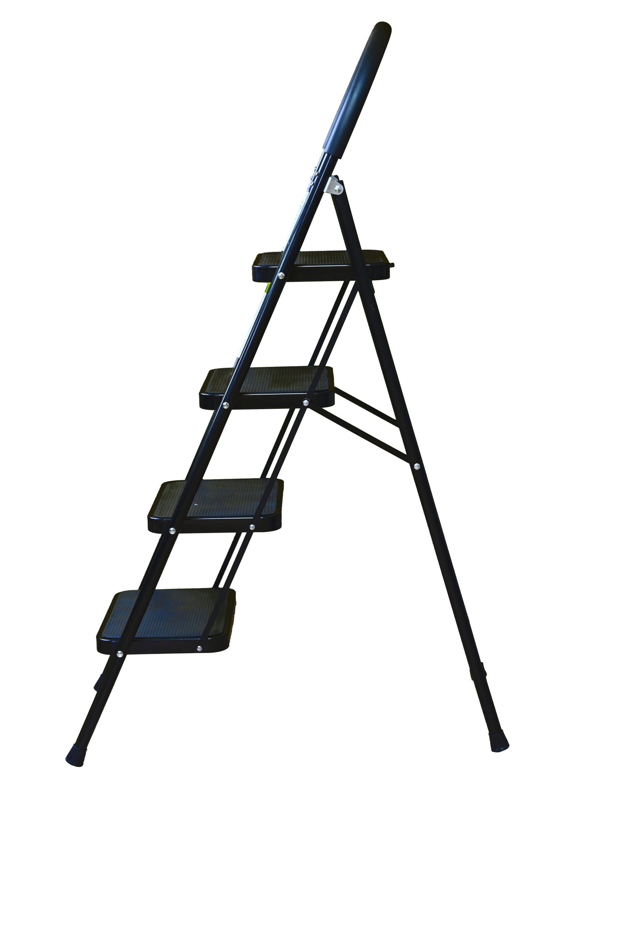 Стремянка-стул с широкими ступенями стальная, 4 ступени ALUMET МСН204 - Вид №2