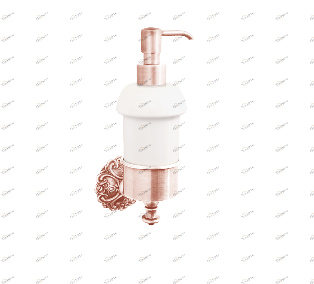 Gentry Home Настенный керамический подстаканник Ivy Rose gold GH100210 