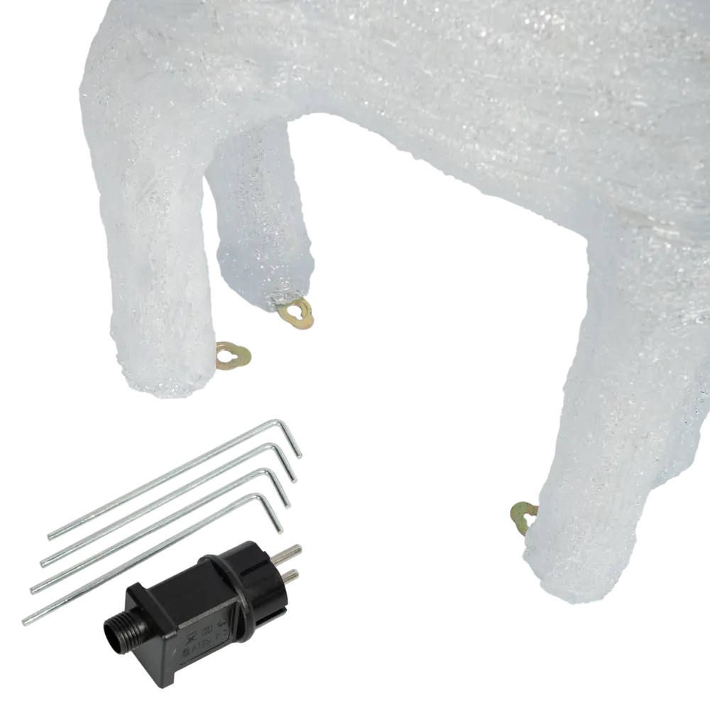 82610010 Электрогирлянда-фигура «Олень» для улицы 120 ламп, 63 см, цвет холодный белый STLM-0960012 Santreyd  - Вид №4