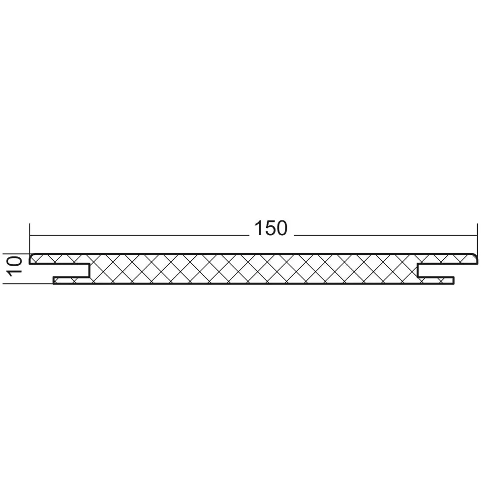 89357863 Добор дверной коробки Ситти 2130x150x10 мм финиш-бумага цвет дуб эдисон STLM-0898607 VFD  - Вид №2