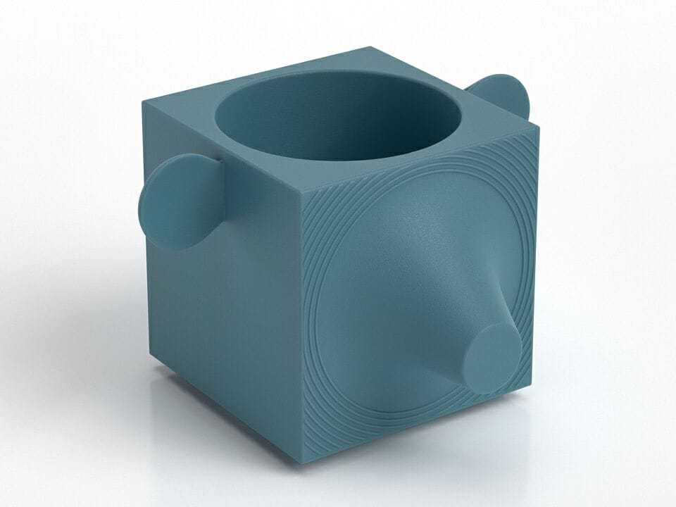 Квадратный полиэтиленовый садовый горшок Lyxo Design FERA CAPO ARCH-00031111