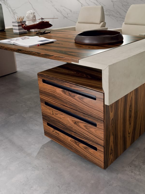 Деревянный прямоугольный стол с ящиками i 4 Mariani ARCH-00031552 - Вид №4