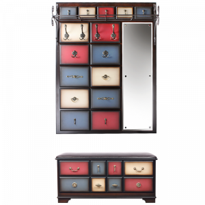 15005,11542 Настенная прихожая с ящиком Пандора 4 Mix BOGACHO