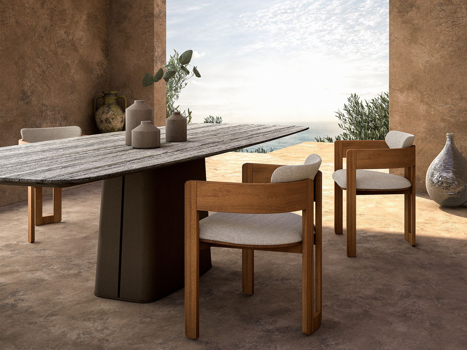 Деревянный стул с подлокотниками Arketipo KATE ARCH-00133221 - Вид №5