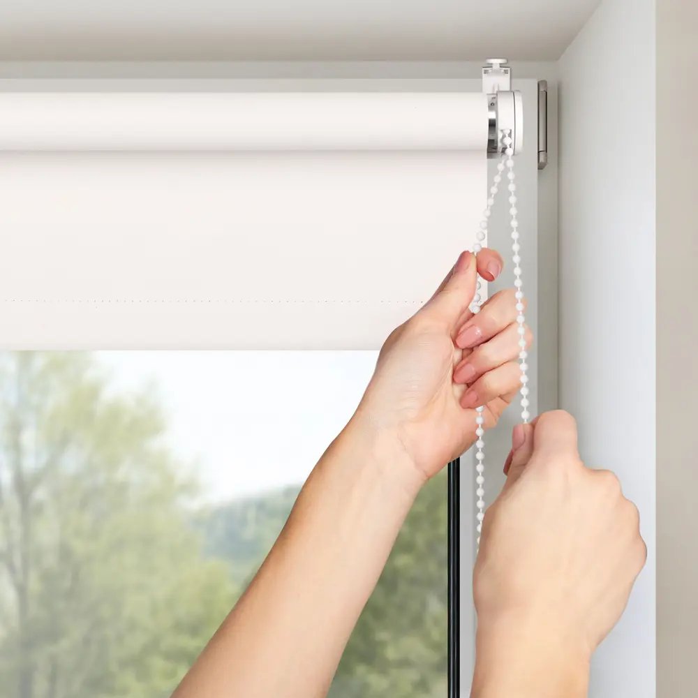 Штора рулонная блэкаут 50x160 см белая PRAKTO BLACKOUT STLM-2156044 - Вид №4