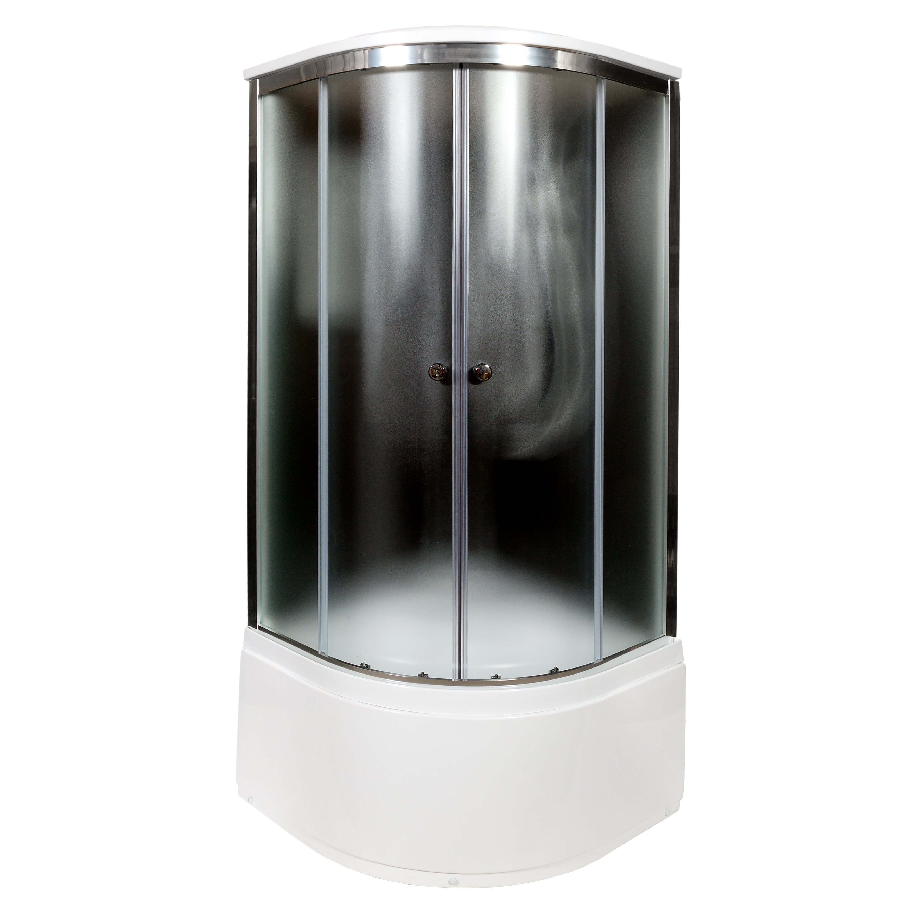 ЕМ1511 L с гм. и эл. Душевая кабина DETO Серия EM B10S+ эл. BLACK - Вид №2