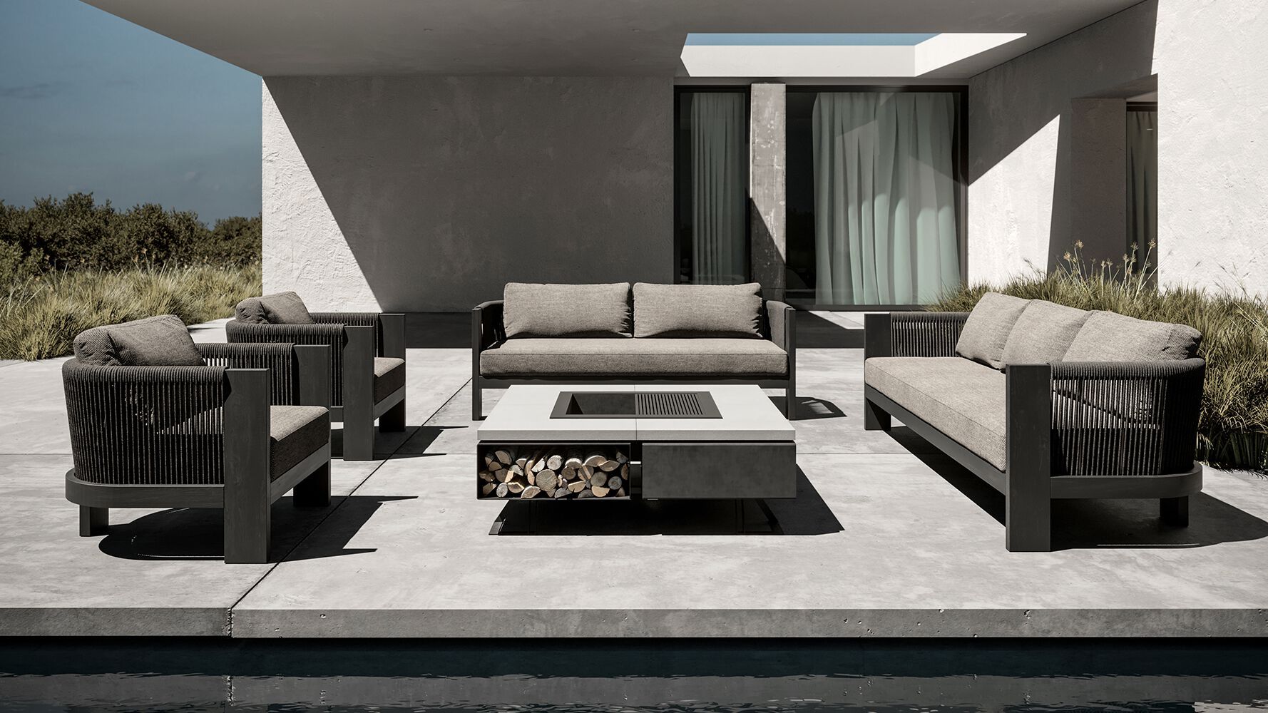 3-местный садовый диван SNOC Ralph ARCH-00085897 - Вид №7