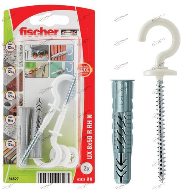 fischer italia Универсальное крепление с круглым крючком  94627 