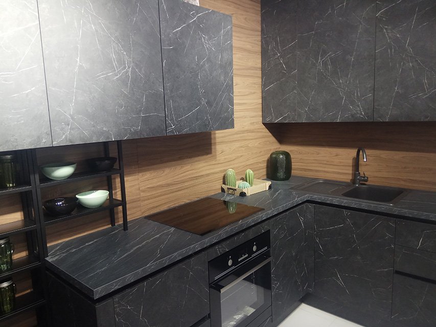 Столешницы для кухни - Картье скуро LIGRON LIST388 9042 - Вид №8