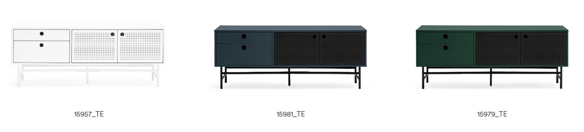 Шкаф для телевизора из МДФ с распашными дверцами и ящиками TEULAT точка ARCH-00150209 - Вид №30