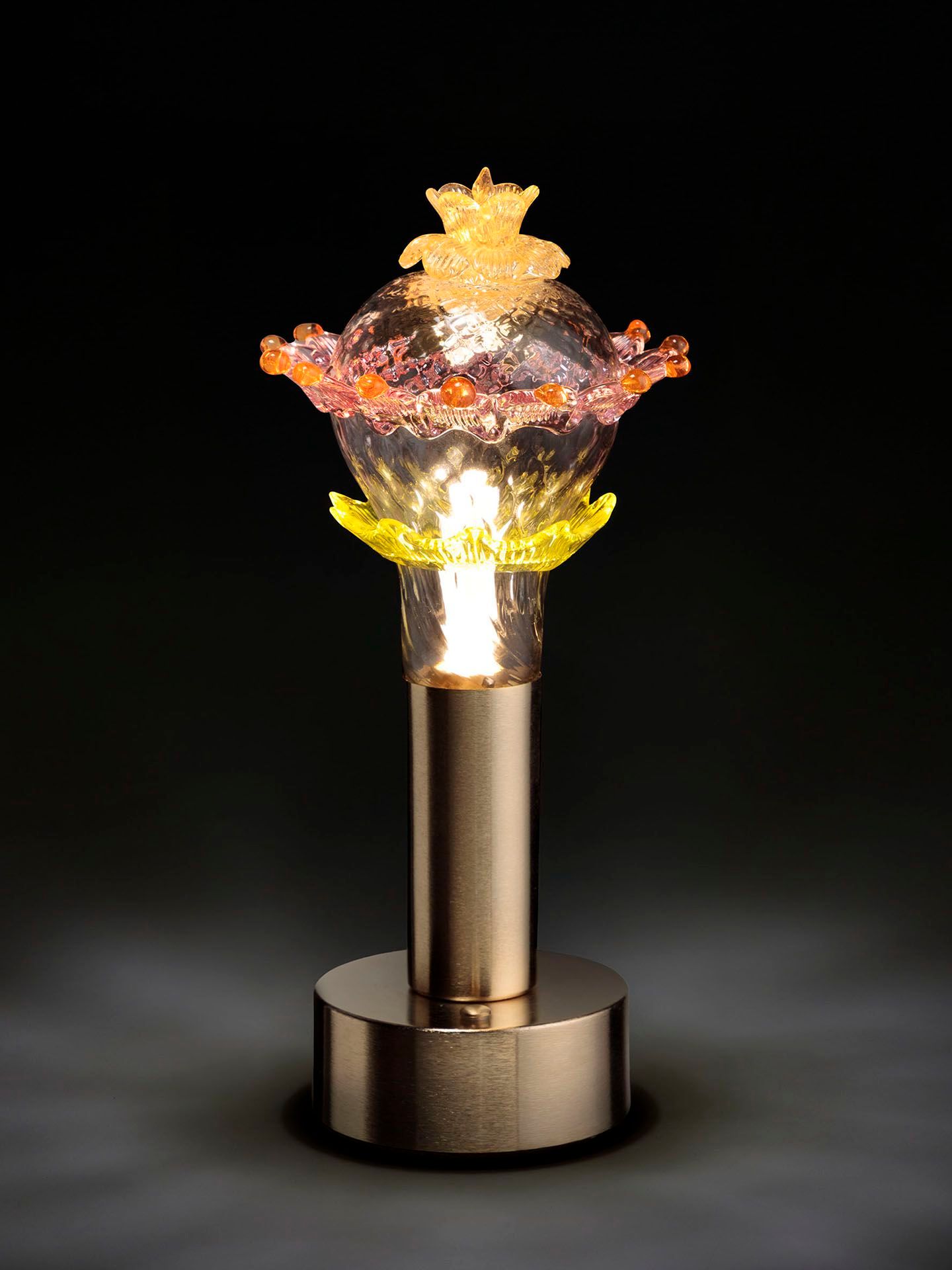 Настольная лампа с батарейным питанием из муранского стекла MULTIFORME Murano Bulb ARCH-00121625
