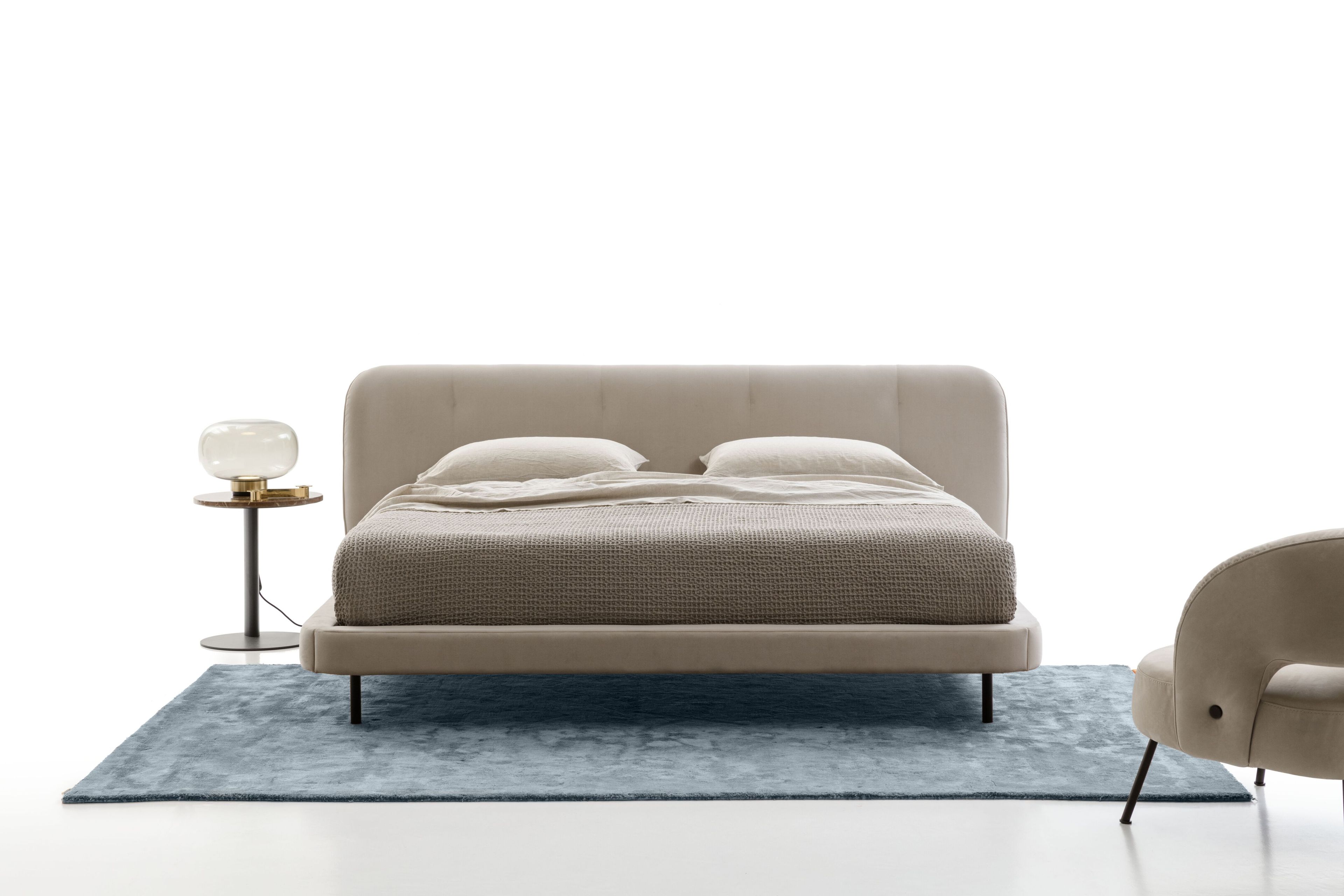 Двуспальная кровать из ткани NICOLINE RUBICON ARCH-00067490 - Вид №1