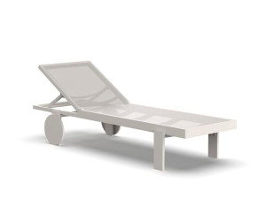 Лежак для сада с колесами