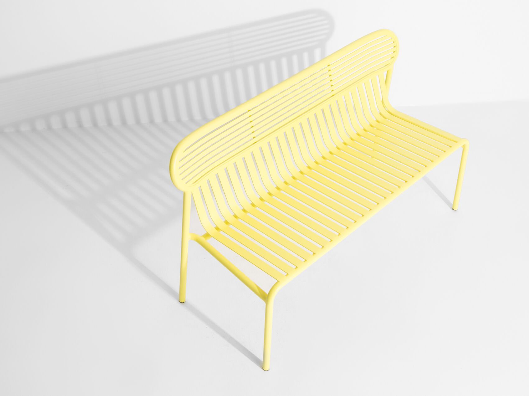 Алюминиевая садовая скамейка с порошковым покрытием Petite Friture WEEK-END ARCH-00004384 - Вид №5