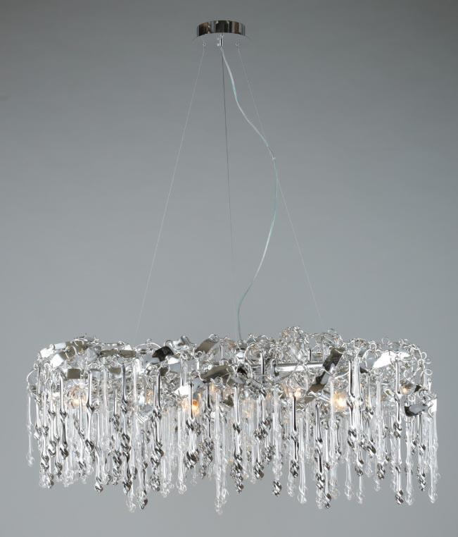 Подвесная люстра Omnilux Cerreto OML-85003-16 хром OMNILUX ДИЗАЙНЕРСКИЕ, CERRETO 280127 Хром  - Вид №1