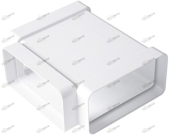 First Corporation Abs "t" фитинг для прямоугольной трубы La ventilazione Crt126b