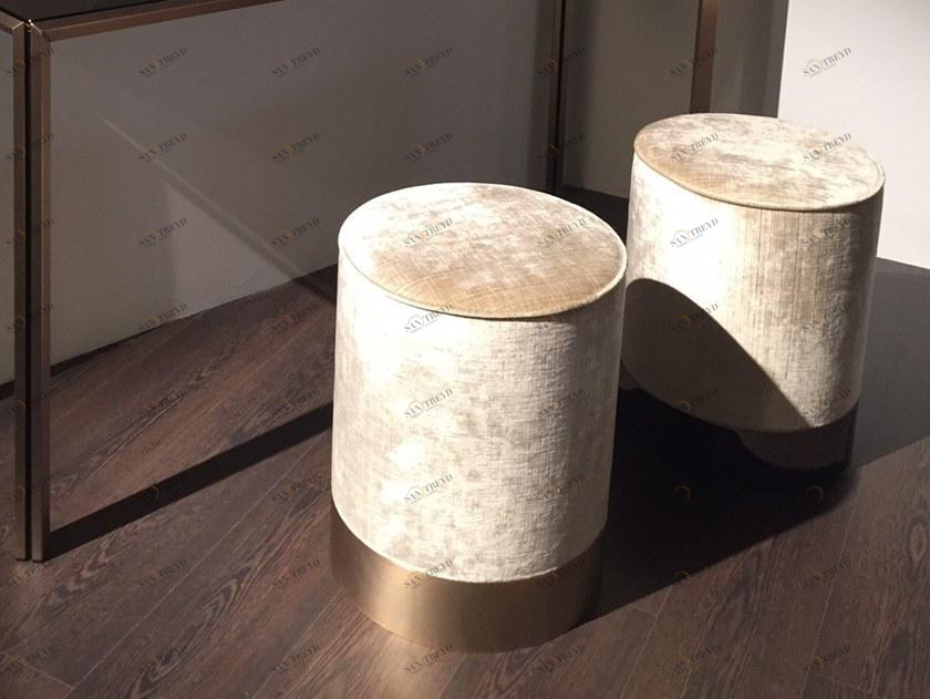 F.lli Orsenigo Мягкий круглый бархатный пуф sun-id-1348963