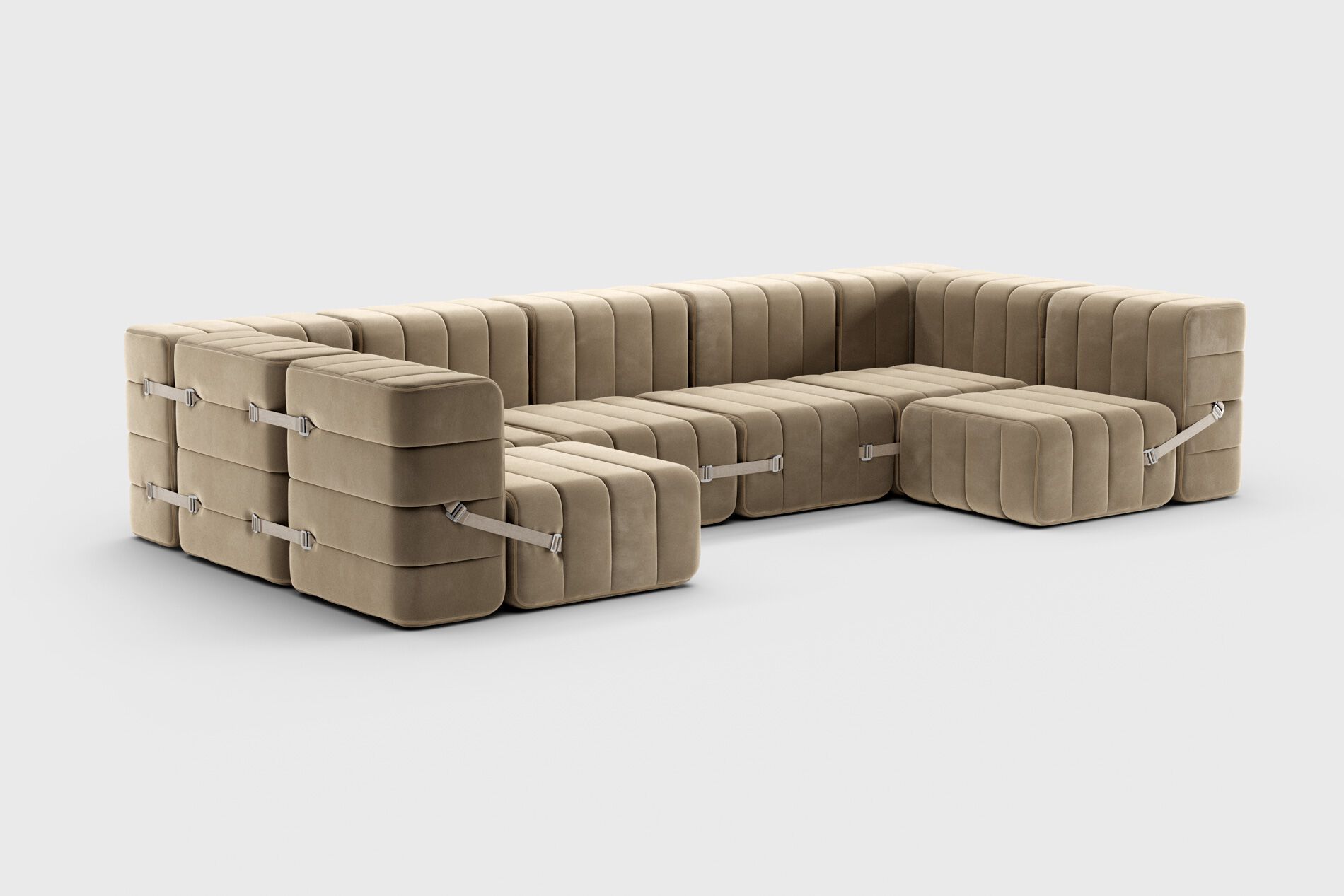 Модульный тканевый диван AMBIVALENZ Curt ARCH-00133274 - Вид №3