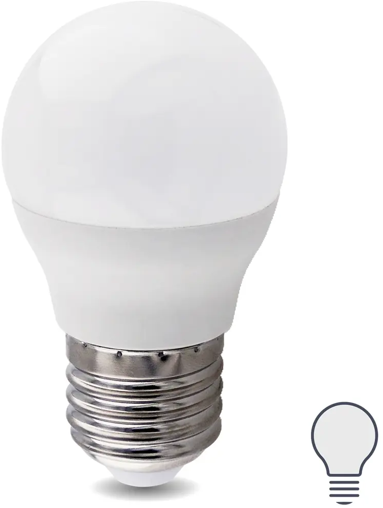 Santreyd LED лампа E27 шар 8Вт матовая нейтральный свет 82991520