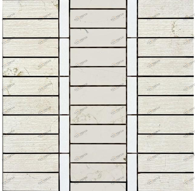 Ideamarmo Мраморная мозаика Strip Stp 404