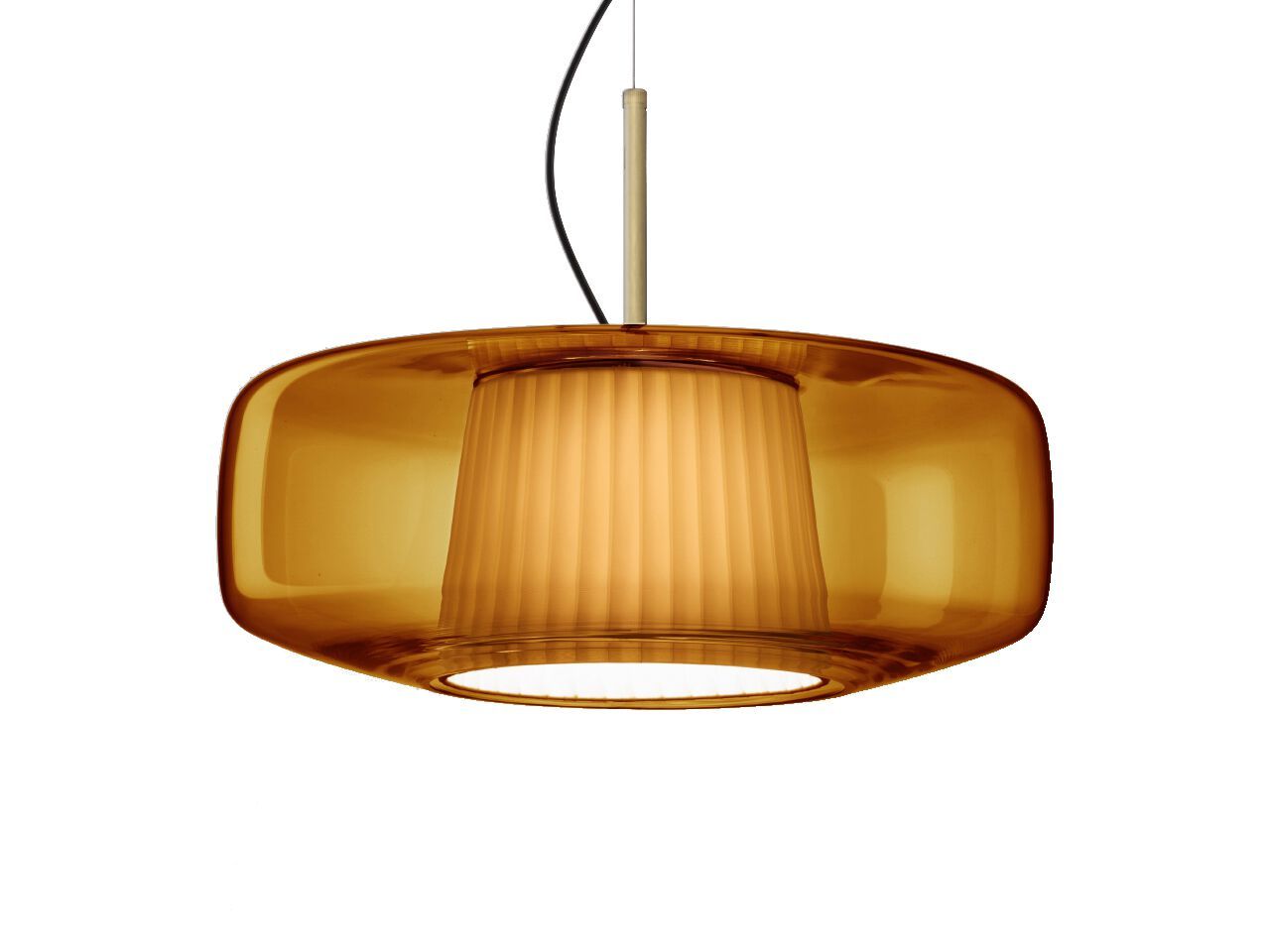 Выдувное стекло светодиодный подвесной светильник Vetreria Vistosi плиссе ARCH-00065405 - Вид №12